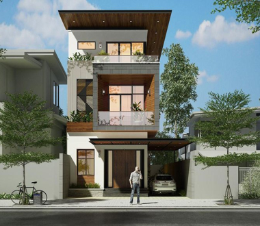 Chiêm ngưỡng các mẫu nhà phố 2 tầng đẹp, lý tưởng