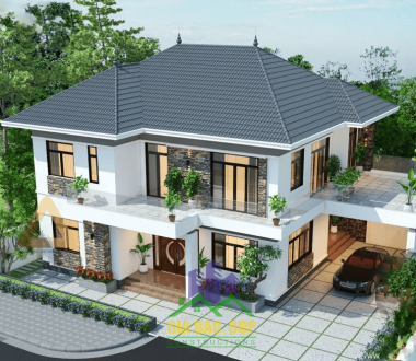 Mẫu Biệt Thự 2 Tầng Nhà Vườn Đẹp Được Xây Dựng Nhiều Tại Quận 2
