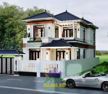 MẪU NHÀ PHỐ 2 TẦNG ĐẸP HIỆN ĐẠI 2023
